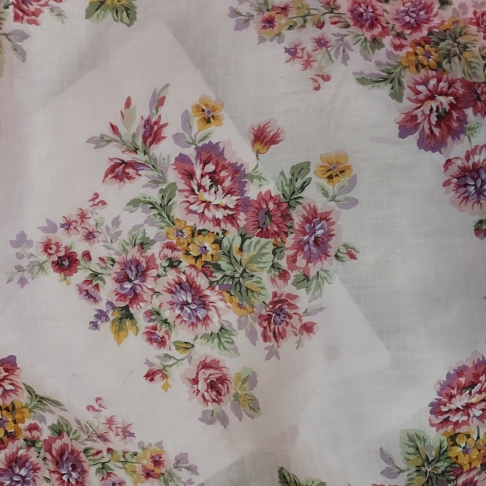 Vintage Designer signed French Hankerchief